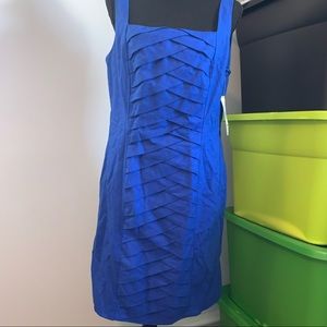 NWT cobalt blue linen dress 14